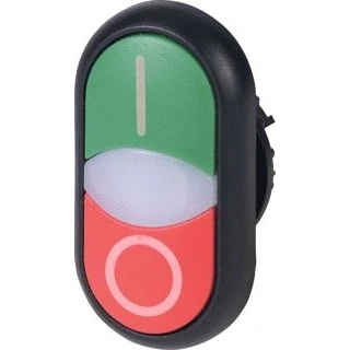 Afbeelding van Eaton 284814 M22 DDLF GR X1/X0 Dubbele drukknop Kunststof frontring 1 stuk(s)
