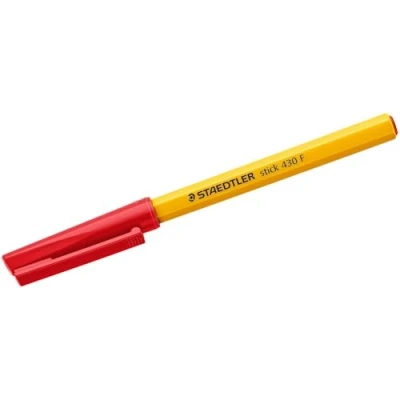 Afbeelding van STAEDTLER Balpen stick 430 F rood