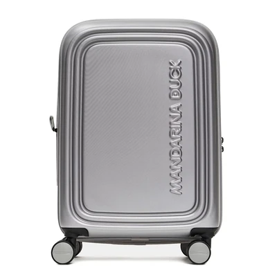 Afbeelding van Mandarina Duck Logoduck Koffer en rolkoffer, 35x55x23/26(LxHxW), zilver, rolkoffer