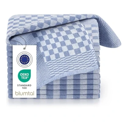 Afbeelding van Blumtal Premium Theedoeken Hoogwaardige Keuken set 50 x 70cm, blauw, van 20