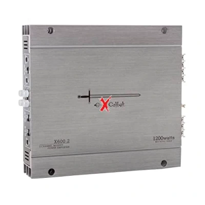 Afbeelding van Excalibur X600.2 autoversterker 2 kanalen, vermogen 1200 W, crossover variabel, Ohm
