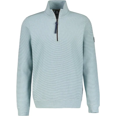 Afbeelding van Lerros Trui Effen Sweatpak 24d4402 408 Cloud Blue Mannen Maat 3XL