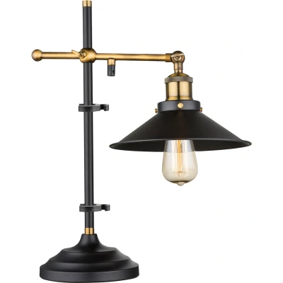 Afbeelding van Globo tafellamp Lenius koper metaal 15053T