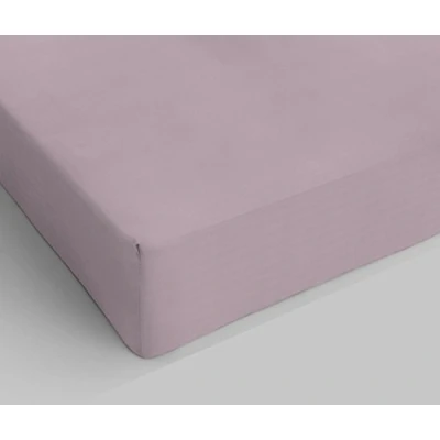 Afbeelding van Sogni e Capricci Max Color Hoeslaken met 25cm Hoek, 100% Katoen, Misty Rose, dubbel