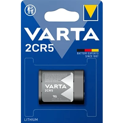 Afbeelding van Varta 6203 batterijen Electronics 2CR5 Photo Lithium batterij verpakt per stuk in originele blisterverpakking van 1 exemplaar, snelle en hoge energie afgifte, pak