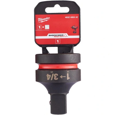 Afbeelding van Milwaukee Accessoires Verloopstuk SHOCKWAVE Hex van 1&quot;;&quot;; naar 3/4 1 stuk 4932480442