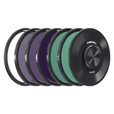 Afbeelding van Freewell M2 Magnetische Quick Swap 5 Pack 67mm ND8, ND64, ND1000, CPL &amp; UV Filters