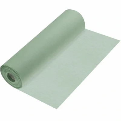 Afbeelding van 100%Mosel tafelloper vlieseline in eucalyptus (30 cm x 25 m), elegante tafeldecoratie voor verjaardagen en bruiloften, kleurrijke versiering speciale gelegenheden