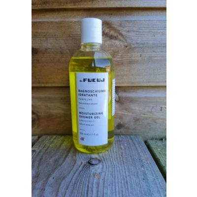 Afbeelding van Dr Fukuj hydraterende badschuim en douche gel mannen vrouwen met krachtige GRAPEFRUIT geur 500ml