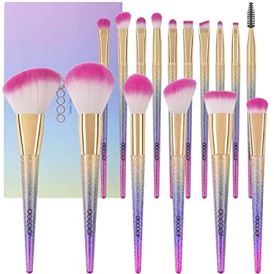 Afbeelding van Docolor 16 delige set make upkwasten voor up, upkwastenset