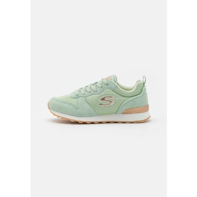 Afbeelding van Skechers Sneakers laag, Dames, Maat: 36, Sage Leer en textiel