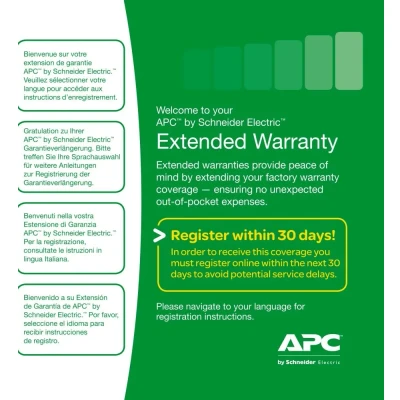 Afbeelding van APC Service Pack 3 Year Warranty Extension
