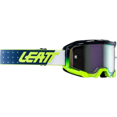 Afbeelding van Leatt 2024 Velocity 4.5 Crossbril Blauw / Paars (Lens: Iriz Paars)