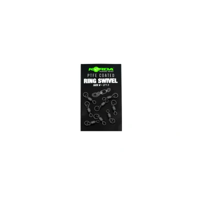 Afbeelding van Korda PTFE Ring Coated Swivel (8 pcs) Size 11