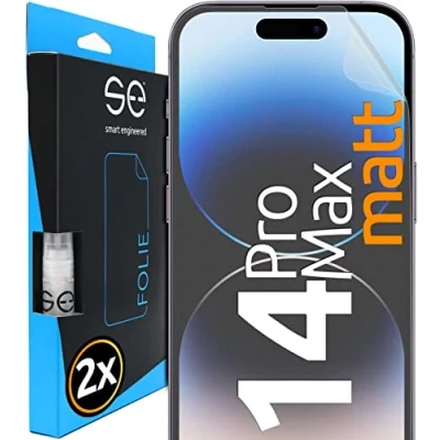 Afbeelding van smart engineered 2x3D Screen Protector for Apple iPhone 14 Pro Max matte