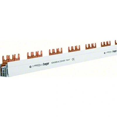 Afbeelding van Hager aansluitkamrail ten behoeve van 19 automaten 3p 16mm2 kdn380b
