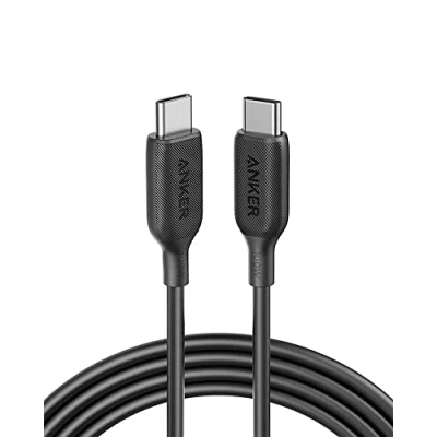 Afbeelding van Anker PowerLine III USB C naar oplaadkabel 100W 182 cm 2.0, Type voor MacBook Pro 2020, iPad Air 4, mini 6, Galaxy S20 Plus S9, Pixel, Switch, LG V20