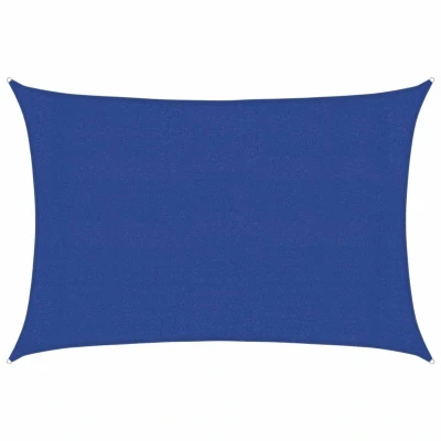 Afbeelding van VidaXL Zonnezeil 160 g/m² rechthoekig 3x4,5 m HDPE blauw