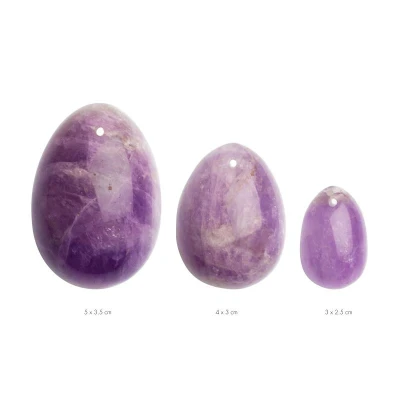 Afbeelding van La Gemmes 3 delige Yoni Egg Set Amethist