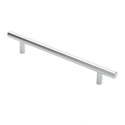 Afbeelding van Fingertip Designs Stalen T Bar greep 220 mm gepolijst Chrome