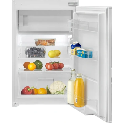 Afbeelding van Inventum IKV0882S Inbouw koelkast Vriesvak Nis 88 cm 112 liter Superkoelen 3 plateaus Sleepdeur Wit