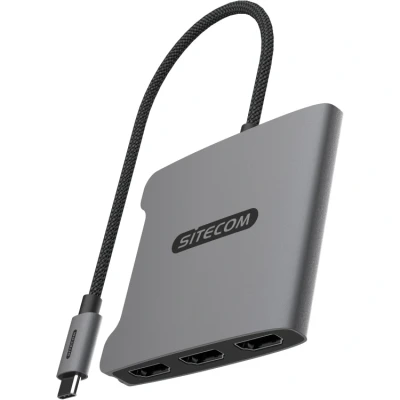 Afbeelding van Sitecom Usb c naar triple Hdmi adapter