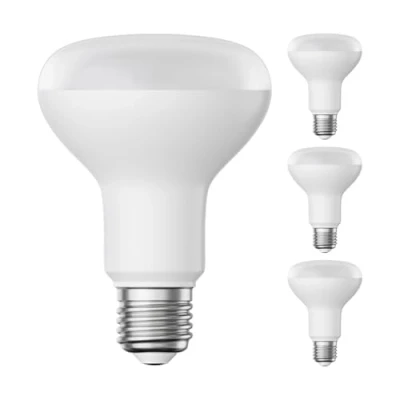 Afbeelding van ledscom.de 4 stuks E27 LED lamp, R80, warm wit (2700 K), 10 W, 935lm, mat