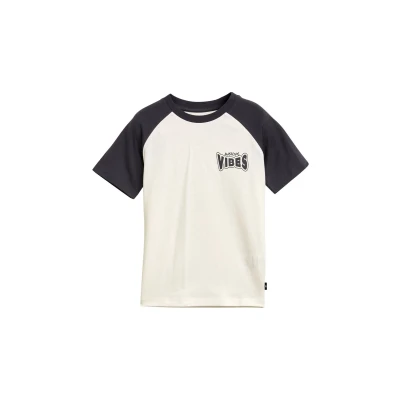 Afbeelding van TOM Tailor Raglan MIT print Tshirt voor kinderen, Maat: 104/110, Coal grey