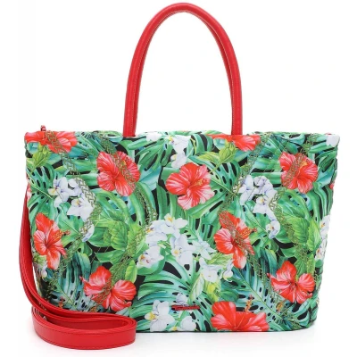 Afbeelding van Tamaris Handtas Schoudertas Annalena Shopper Red Kombi Veelkleurig