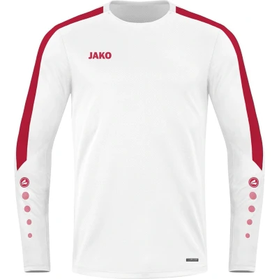 Afbeelding van JAKO Sweater Power Wit/rood