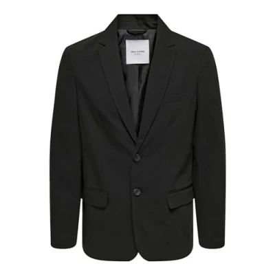 Afbeelding van Only &amp; Sons Klassischer Blazer, Heren, Maat: 48, Black