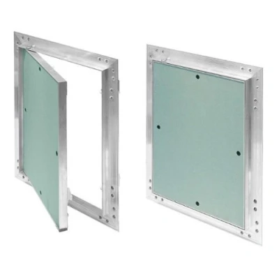 Afbeelding van Inspectieklep GK inzetstuk 600x600mm gipsplaat 12,5mm KRAL15 inspectiedeur inspectieonderhoudsdeur 60x60cm onderhoud reinigingsklep onderhoudsopening met aluminium frame geschikt voor vochtige ruimtes