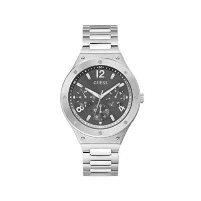 Afbeelding van Guess Scope GW0454G1 Horloge Staal Zilverkleurig Ø 44 mm