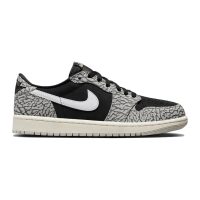 Afbeelding van Air Jordan 1 Low &#039;Black Cement&#039; Meer maten beschikbaar