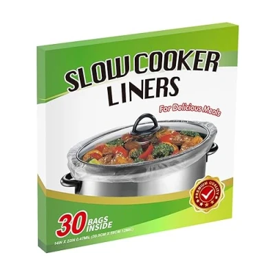 Afbeelding van 30 Zakken Slow Cooker Liners Extra Grote Koken Fit 6 10 Quarts Crock Pot Liner