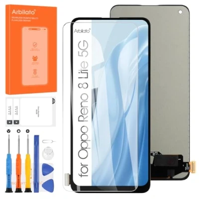 Afbeelding van Arbilato LCD scherm voor Oppo Reno 8 Lite 5G Reno8 / CPH2343 Touchscreen Digitizer Panel Montage Kits