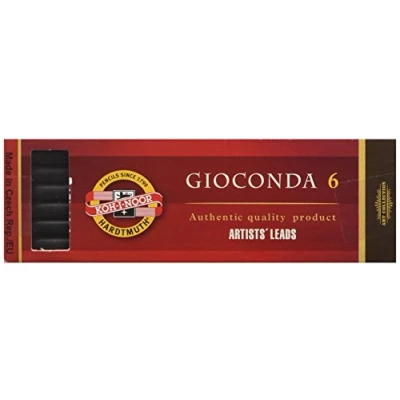 Afbeelding van KohINoor 6 Gioconda 5,6 mm zwarte tekenlijnen. 4345/2 Medium
