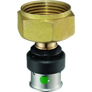 Afbeelding van Viega Smartpress schroefkoppeling brons 16 mm pers x G 3/4&quot;