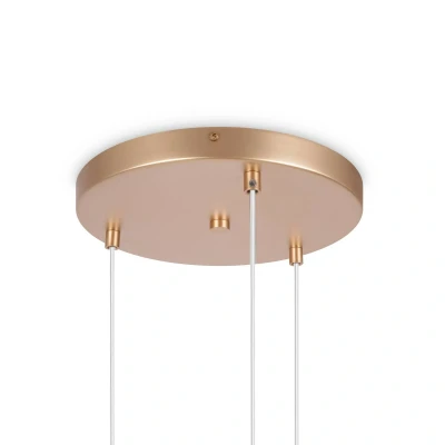 Afbeelding van Maytoni hanglamp Basic vorm, wit/goud, 3 lamps.