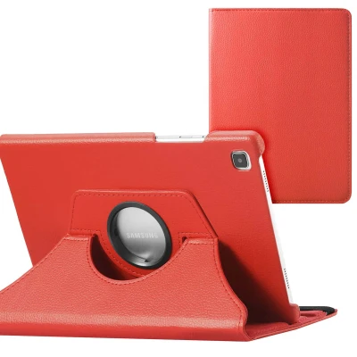 Afbeelding van Samsung Galaxy Tab S6 Lite (2022) Hoes: iMoshion 360 Draaibare Bookcase Rood Kunstleder Tablet Hoezen