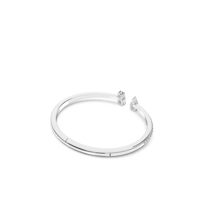 Afbeelding van Swarovski 5556912 Attract Cuff Zilverkleurig Bangle Medium