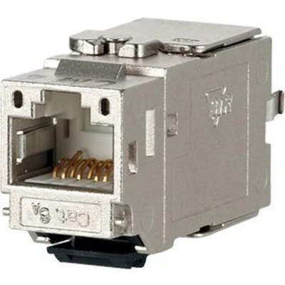 Afbeelding van Metz Connect 130B21 E RJ45 inbouwmodule Keystone CAT 6A