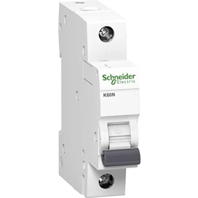 Afbeelding van Schneider A9K02102 stroomonderbreker K60N 1P, 2A, C karakteristiek, 6kA, wit