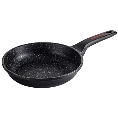 Afbeelding van Fagor Alutherm braadpan inductie 18 cm, gegoten aluminium, dikte 5,3 mm, anti aanbaklaag ecologisch XYLAN PLUS zonder PFOA, geschikt voor alle soorten fornuizen, glaskeramiek, gas, vaatwasser