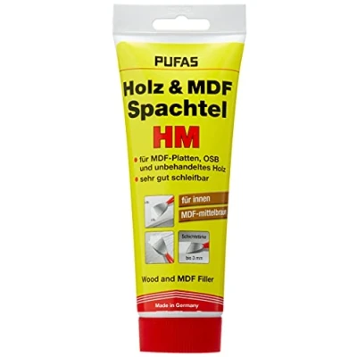 Afbeelding van PUFAS 34401000 houten spatel hout en MDF spatel, bruin, 400g