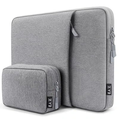 Afbeelding van ZYB 16 inch Laptophoes met Accessoiretas, Schokbestendige Waterbestendige hoes voor 2021 2023 MacBook Pro M2 M1,16&quot; Acer ASUS HP Lenovo Thinkpad IdeaPad Dell Chromebook Notebook,DonkerGrijs