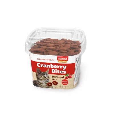 Afbeelding van Sanal Cat Cranberry &amp; Chickenbites Cup 75 GR