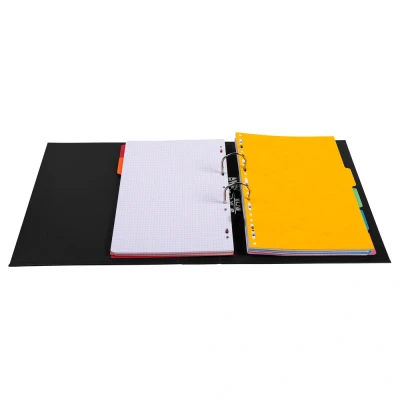 Afbeelding van Exacompta 53741E 1 A4 Prem&#039;Touch map met hefboommechanisme rug 70 mm mechaniek 75 buitenafmetingen: 32 x 29 7 cm opbergbaar formaat kleur: zwart