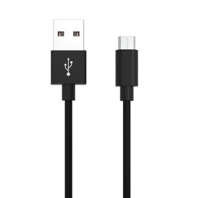 Afbeelding van Ansmann USB kabel 2.0 A stekker, micro B stekker 2.00 m Zwart Aluminium TPE mantel 1700 0077