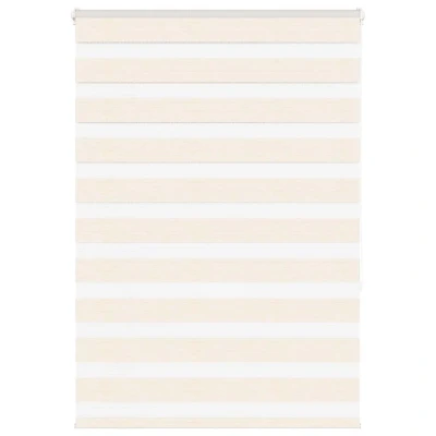 Afbeelding van vidaXL Zebra Blind 105x150cm stofbreedte 100,9cm polyester marmerbeige